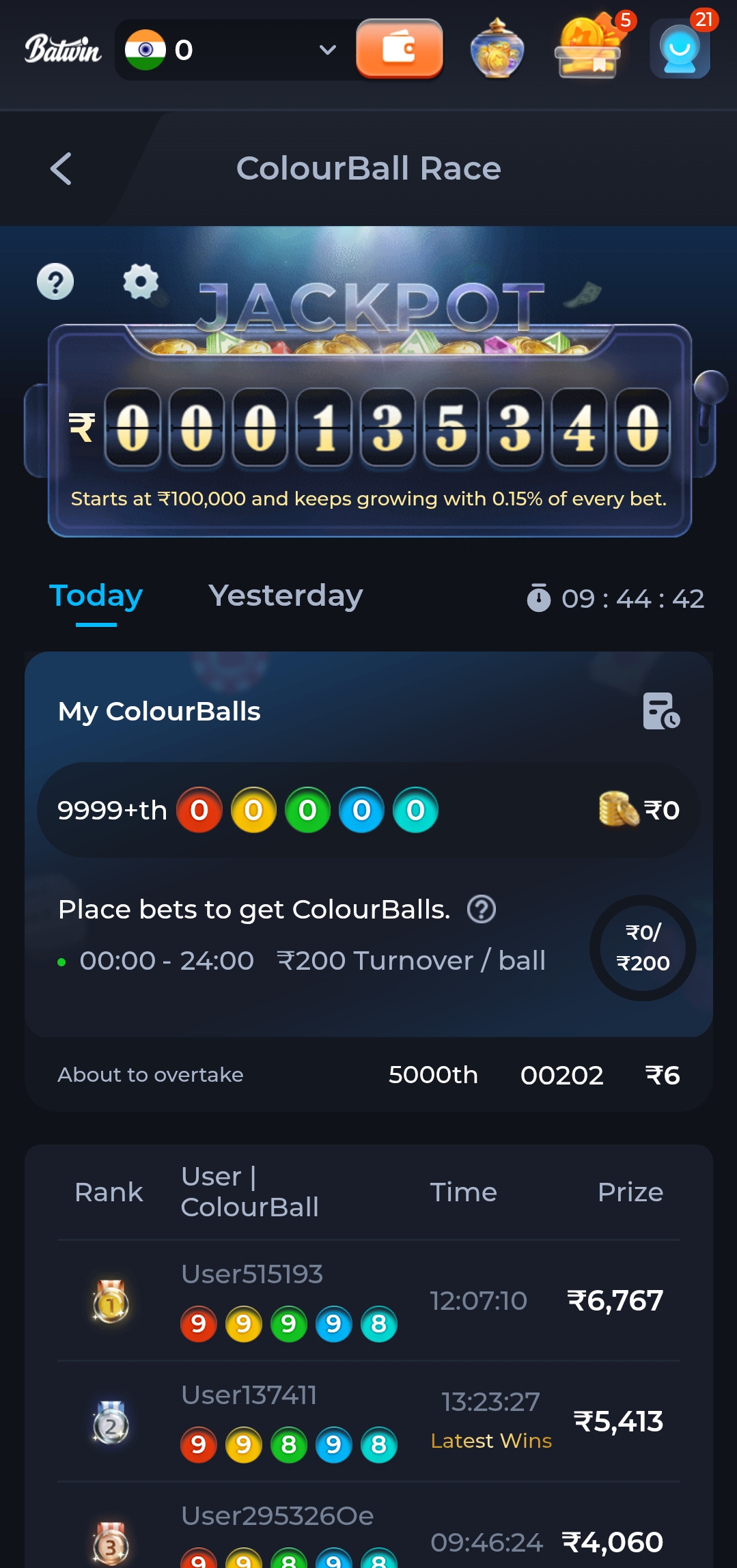 Batwin Game app screenshot 10